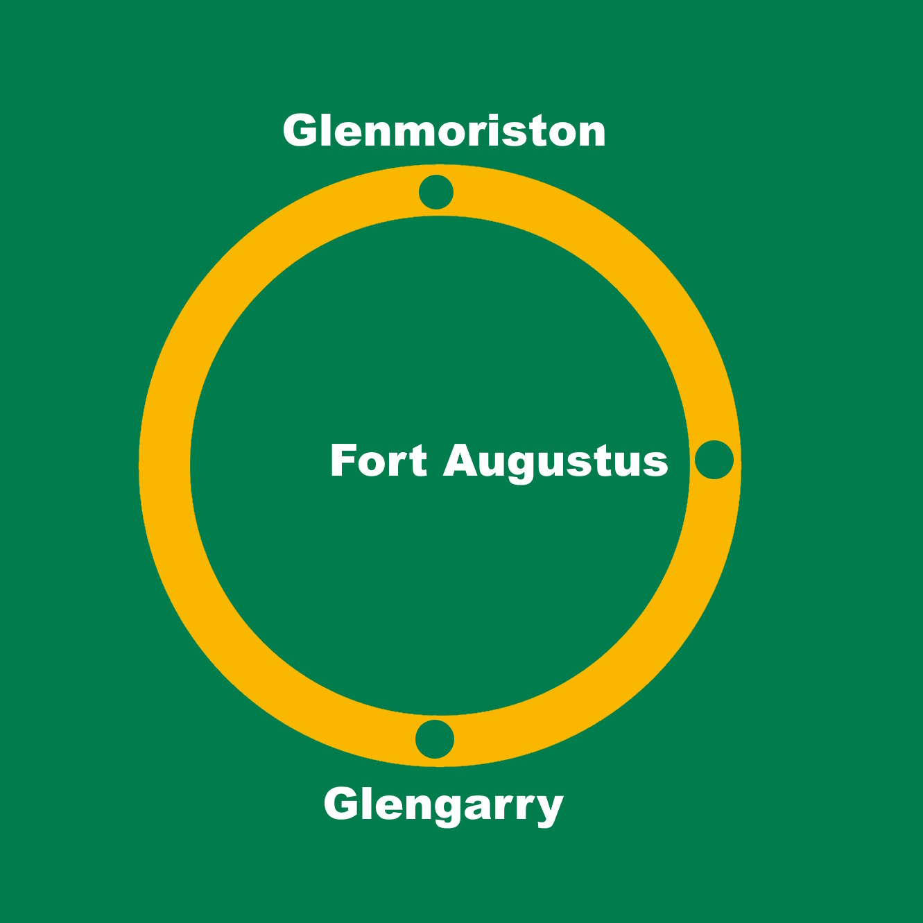 3 Glens Map